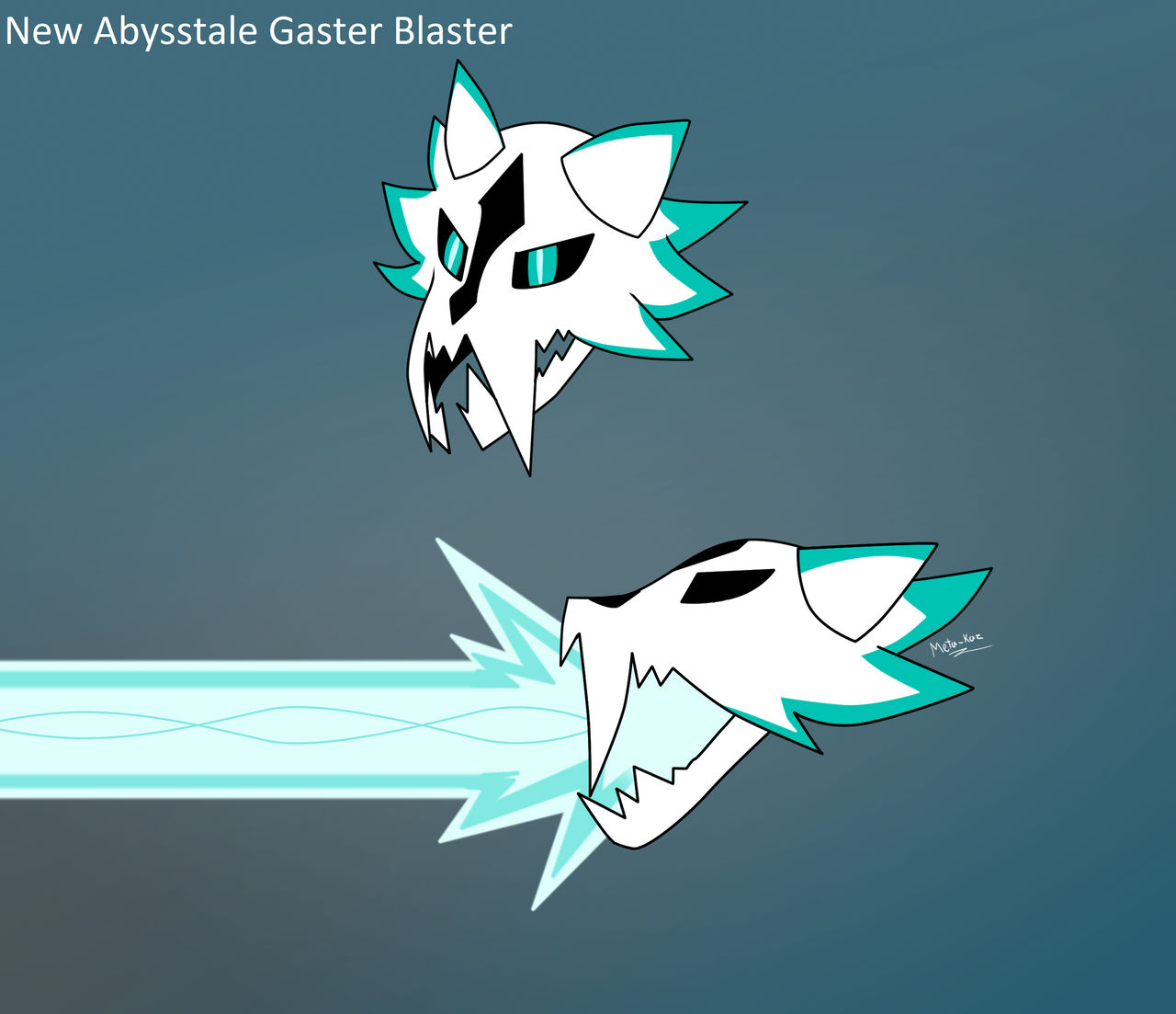 New Abysstale Gaster Blaster Concept by Meta-Kaz on DeviantArt