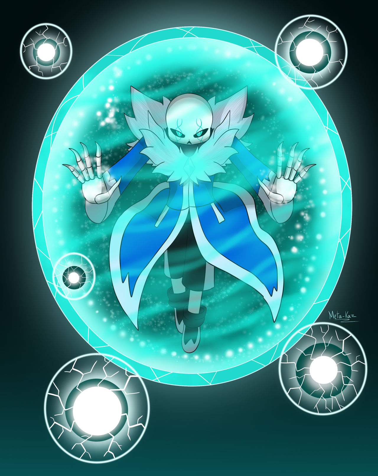 Math Abyss Form Abyss sans Cell form 3 by Meta-Kaz on DeviantArt