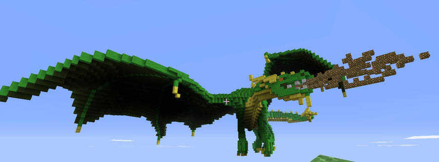 Minecraft - Green Dragon by GalanorBrighteye on DeviantArt