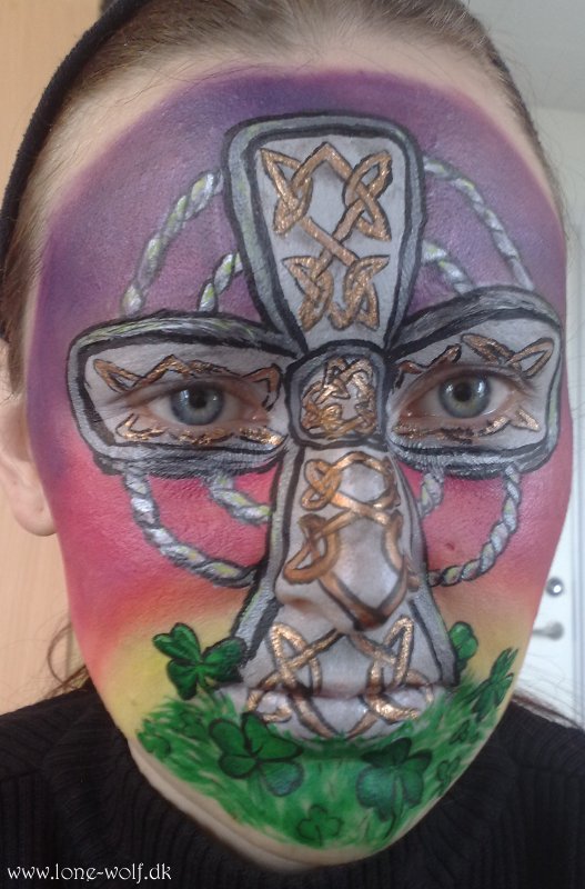 Celtic Cross Facepaint