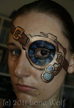 Steampunk Facepaint Eyepatch