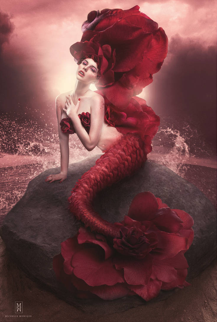 Rose Mermaid by michellemonique