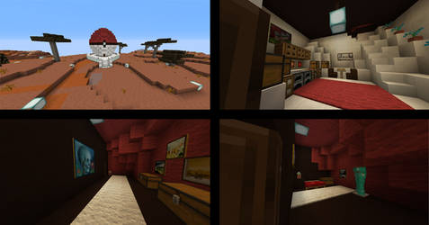 Pokeball house- Minecraft