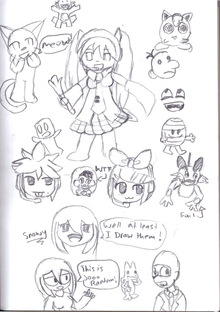 Random Pencil drawings by zSnowfilez on DeviantArt