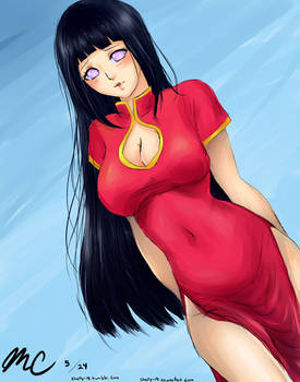 Hinata chinese dress color