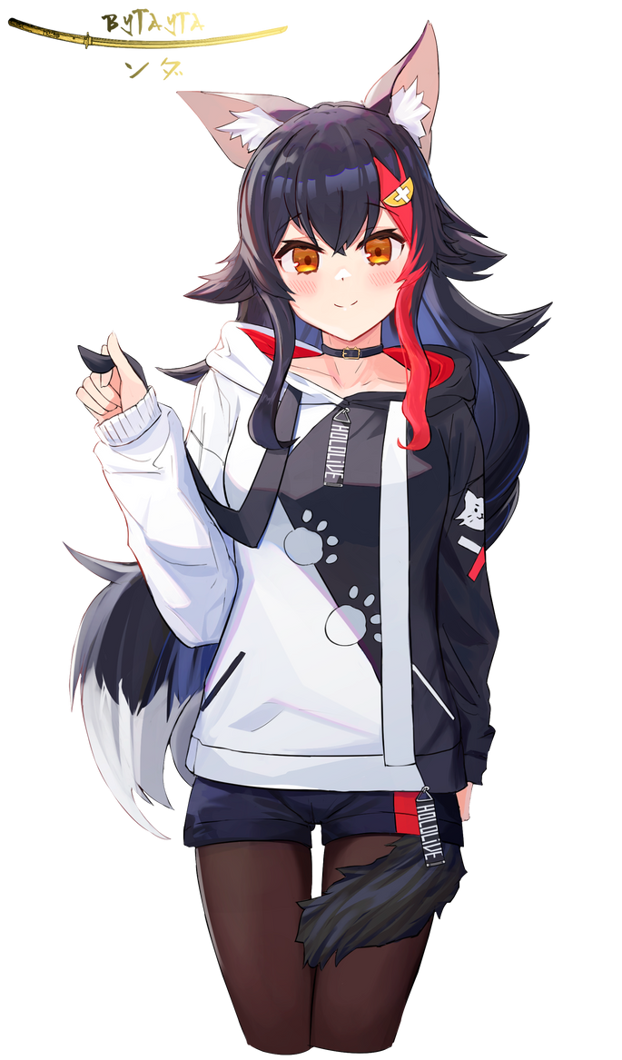 Ookami Mio Render by ByTayta on DeviantArt