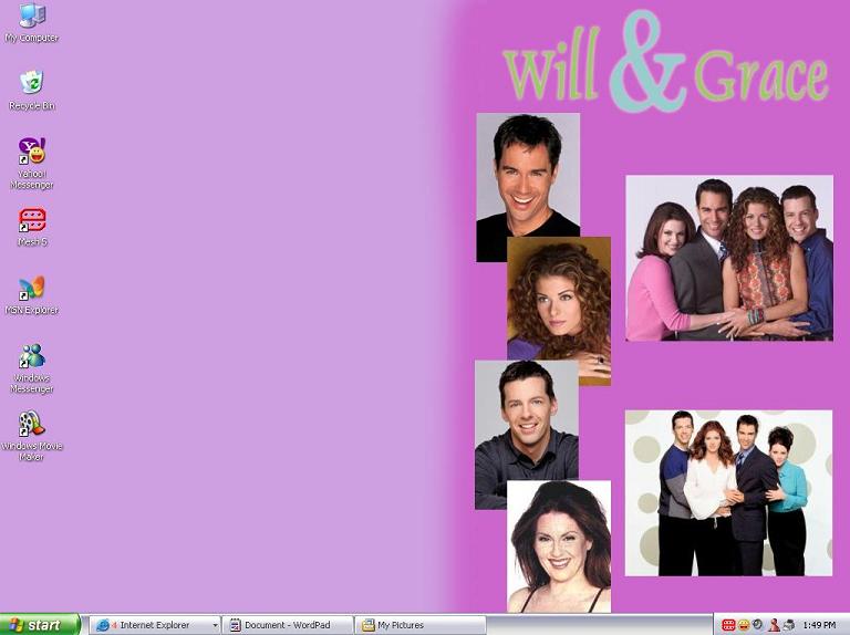 Will and Grace Wallpaper