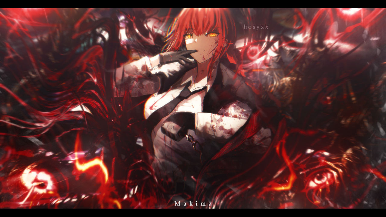 Makima Chainsaw Man Wallpaper by Hosyxx on DeviantArt