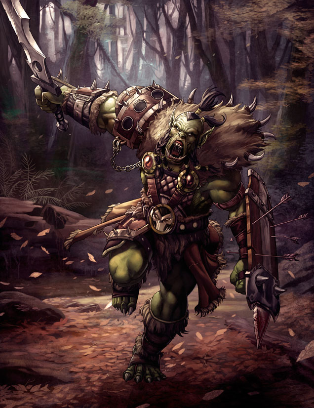 Savage Orc by kikicianjur