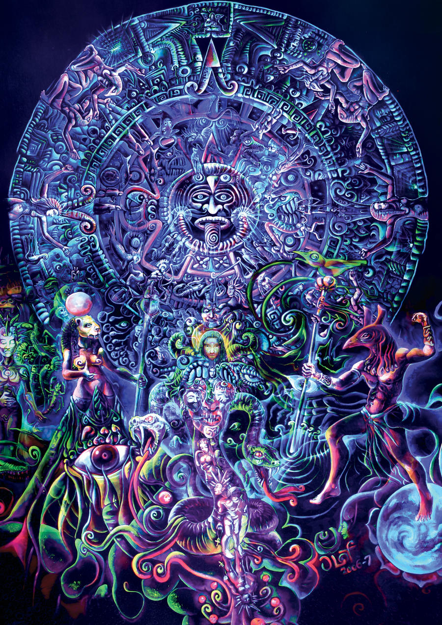 Psychedelic Mandala, The Gate by jlof