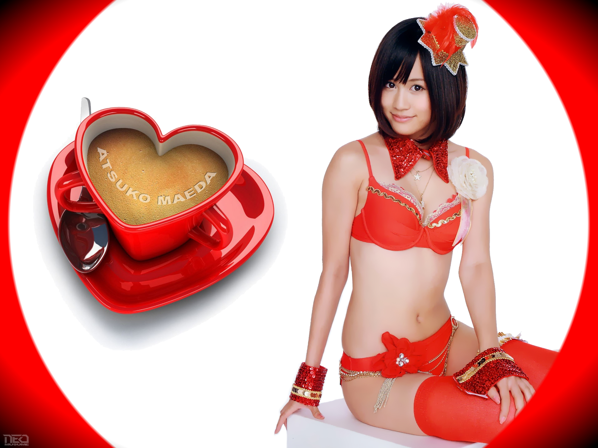 Atsuko Maeda sexy coffee