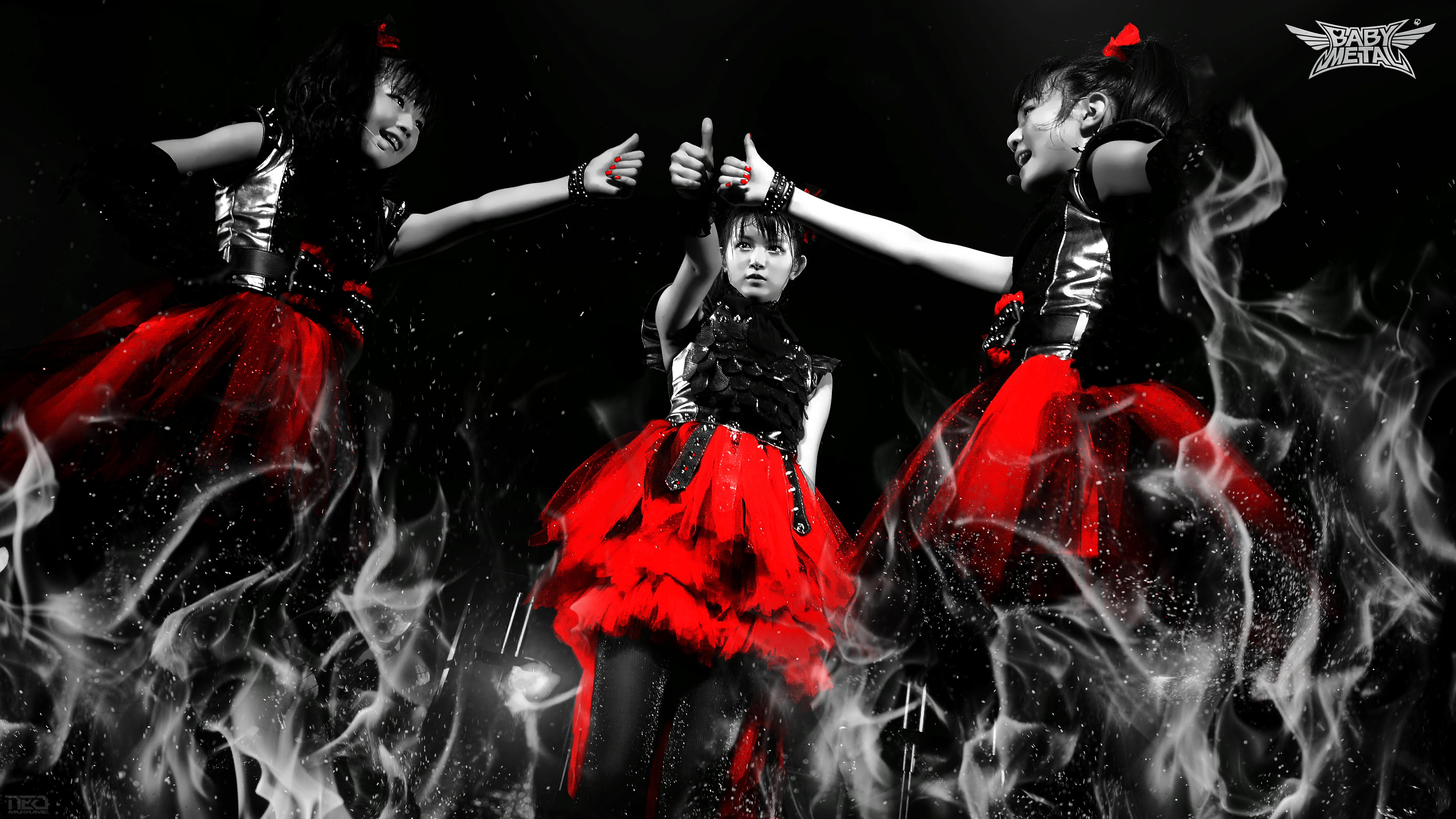 Babymetal Red Black White By Neo Musume On Deviantart Babymetal Red Black White By Neo Musume On Deviantart