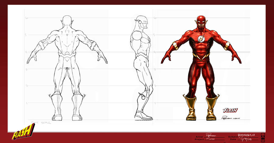 The FLASH TurnArounds by Roger-Robinson on DeviantArt