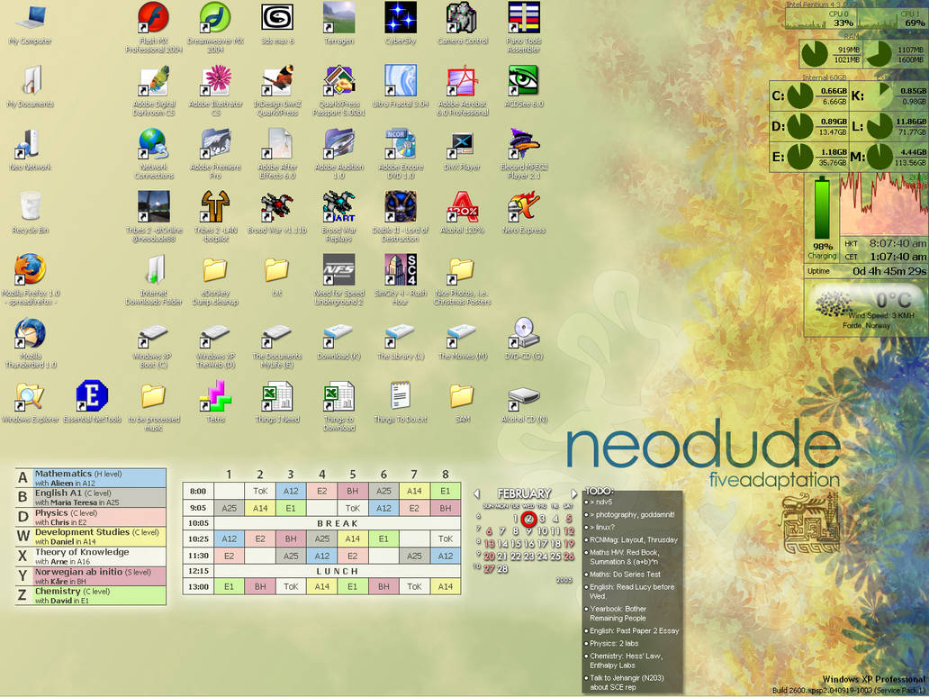 Desktop, 2005-02-02