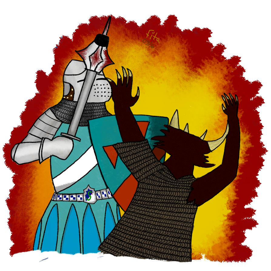 Knight Vs Devil Knight Vs Demon by FitaHerbicide on DeviantArt