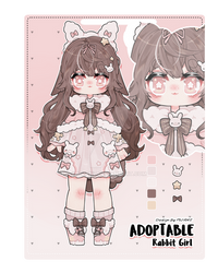 (OPEN)Adoptable (382):Rabbit Girl [Set Price]