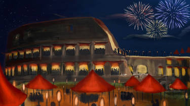 Party at the Colloseum