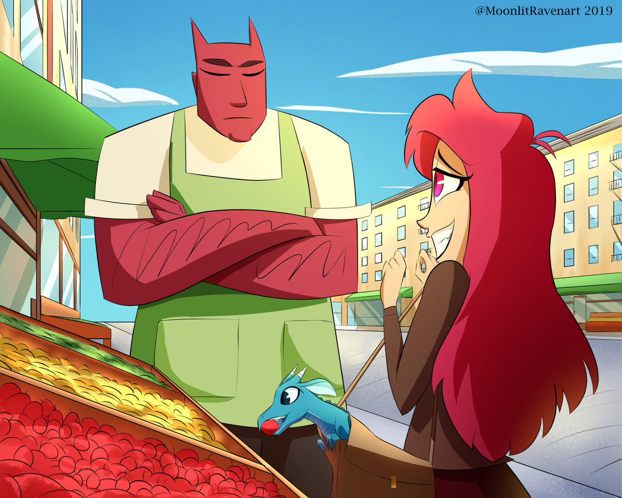 Trouble by MoonlitRavenart on DeviantArt