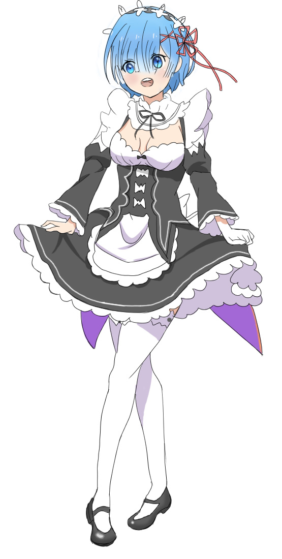 Rem-Re:zero by XerosV21 on DeviantArt