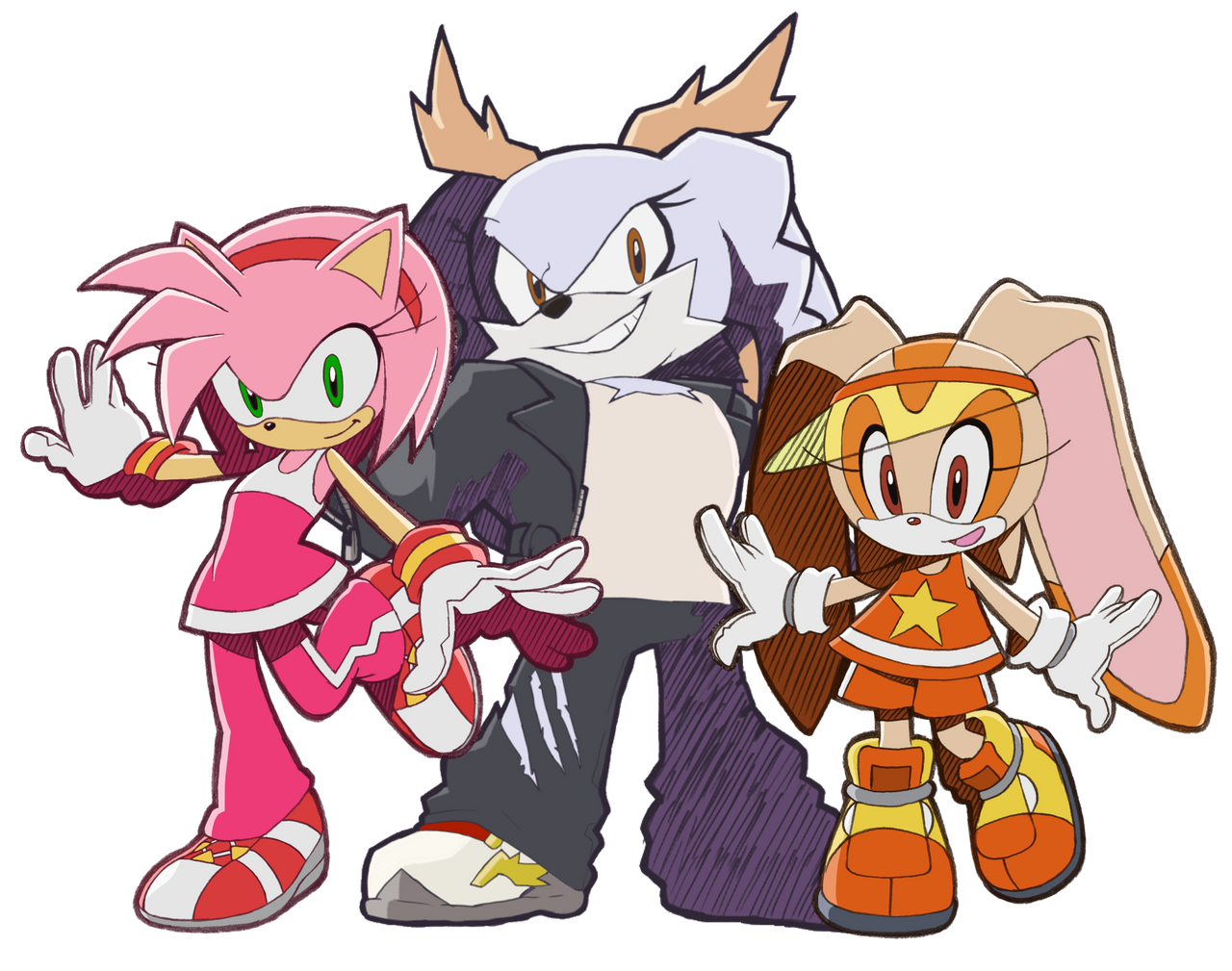 Sonic Free Riders - Team Rose + Hopper (STORY) by Spamite on DeviantArt