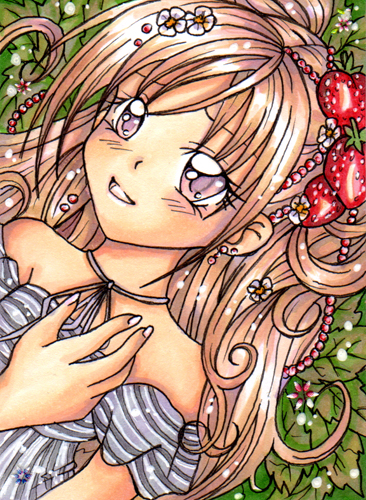 Strawberry ACEO