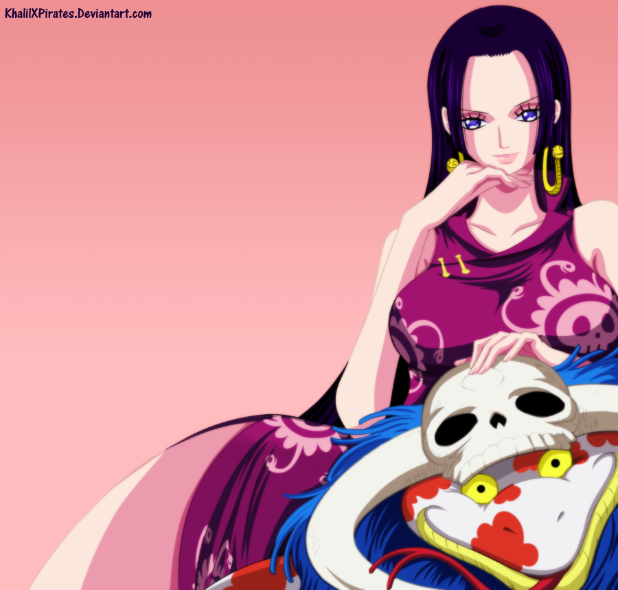 One Piece Boa Hancock By Khalilxpirates On Deviantart 