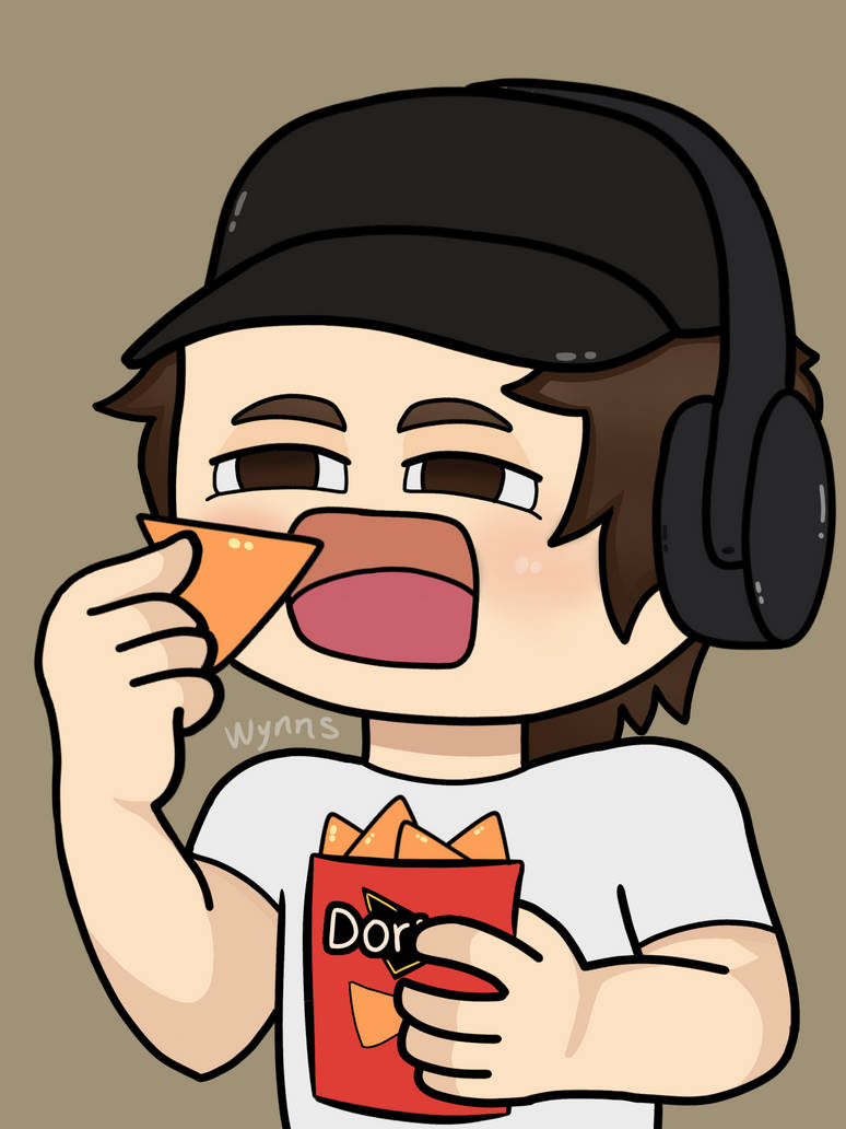 Anime boy eating Doritos by Wynns9 on DeviantArt