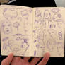 Commute sketchbook #08, first Pages