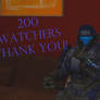 200 Watchers thank you!