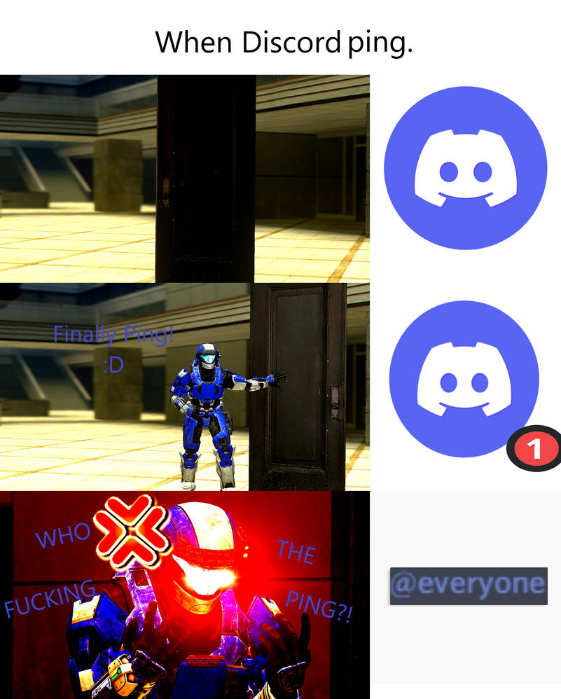 When Discord ping by AaronKiller on DeviantArt