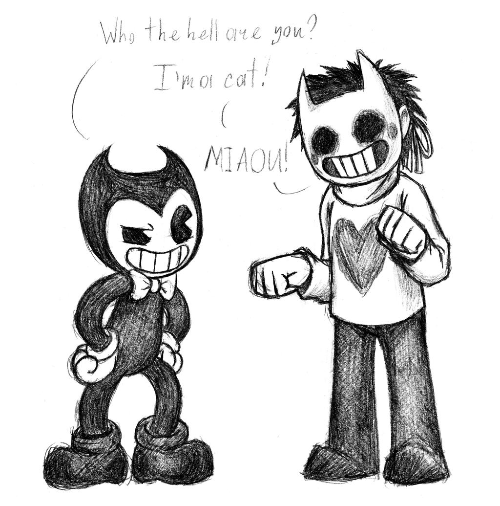 Bendy and Zacharie's Cat Mask