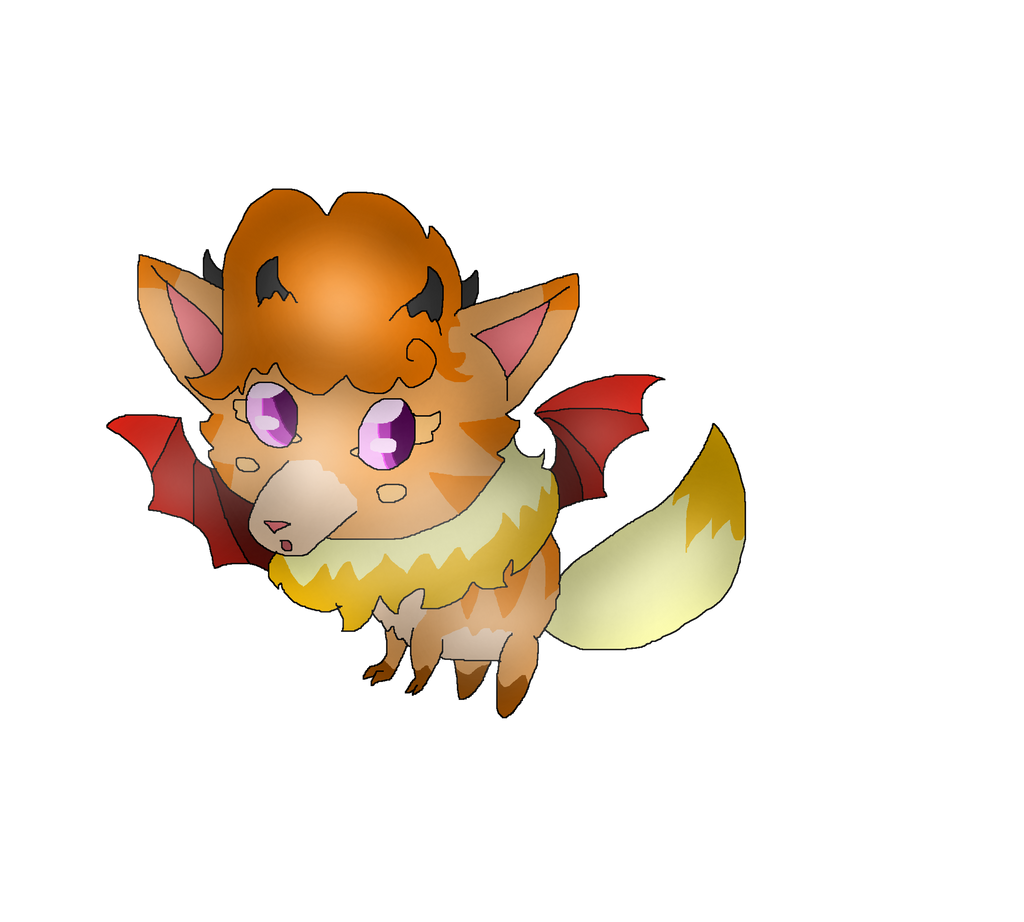 Fire Fox The Dragon Fox (Adopted by hickoryrunequ)