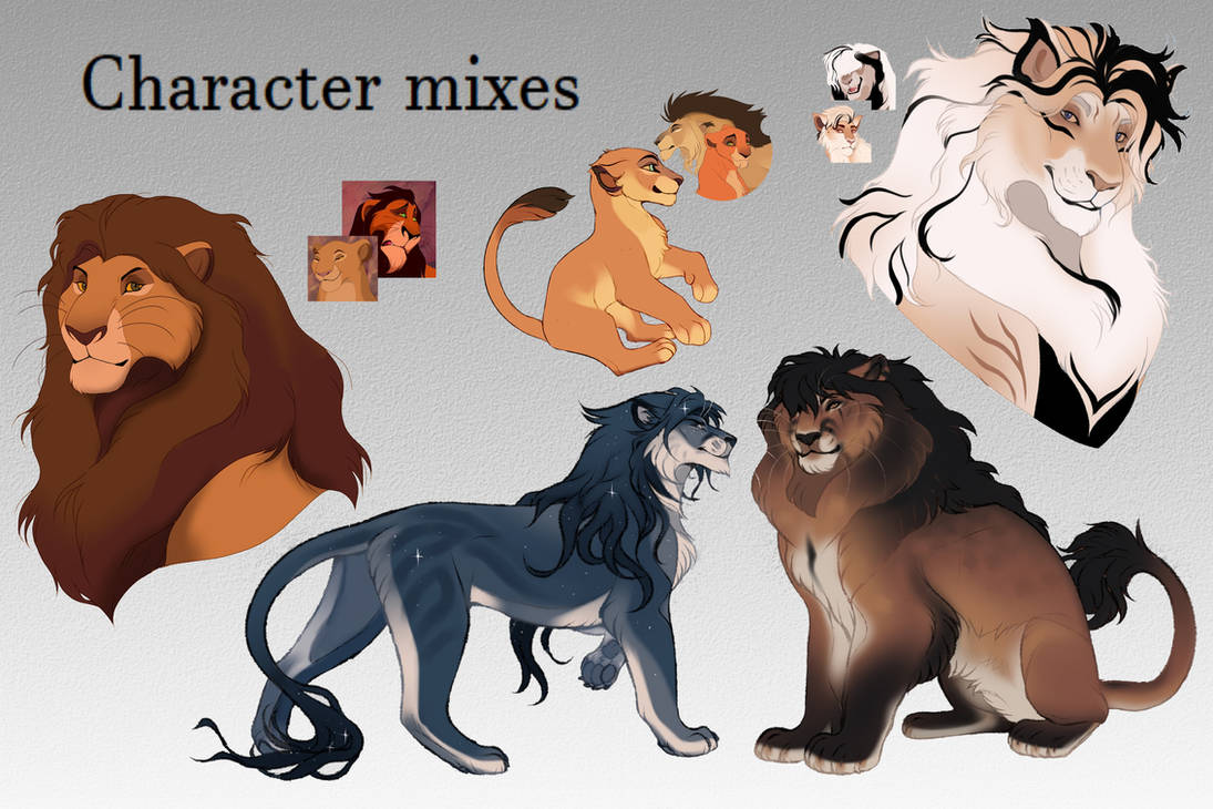 Character mixes (sale) by saint-alicia on DeviantArt