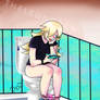 Commission: Rosalina in the toilet