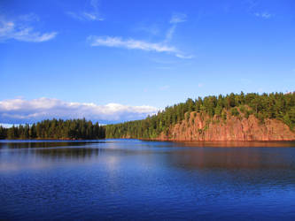 Lake waiting for autumn