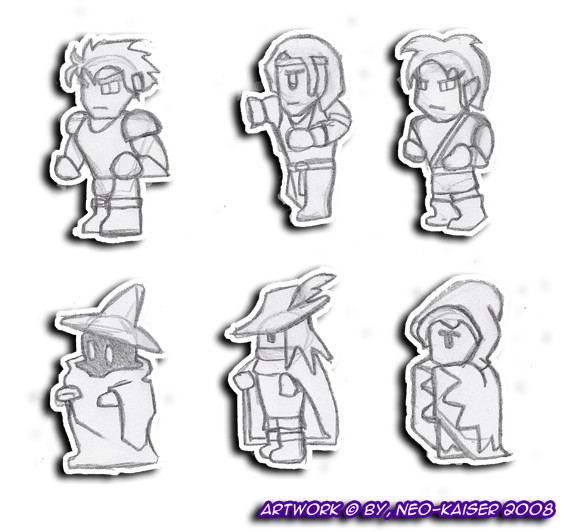 Final Fantasy 1 Sprite Sketch by NeoKaiser on DeviantArt