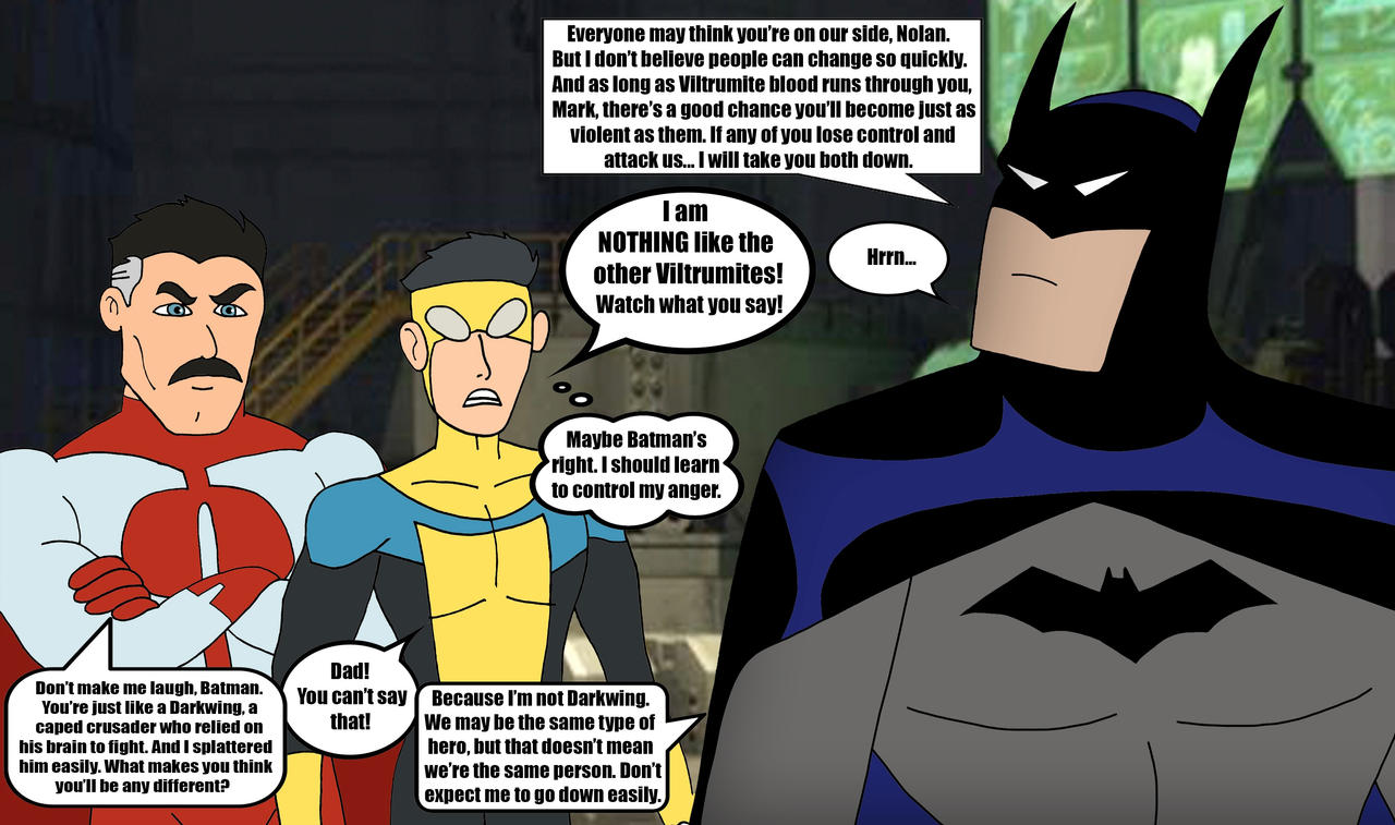 Invincible Rip Off Batman Omni Man and Invincible vs. Batman by Brendalfly1998II on DeviantArt