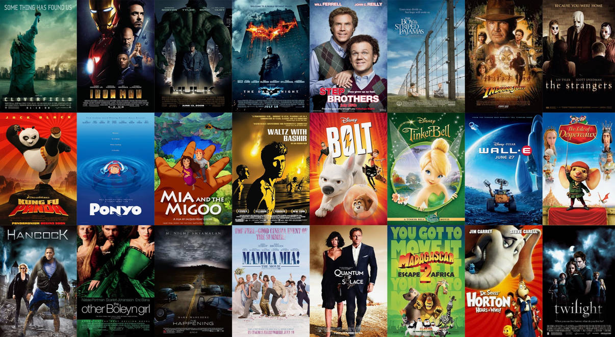 Films08 What's your Favorite Film from 2008? by Brendalfly1998II on DeviantArt