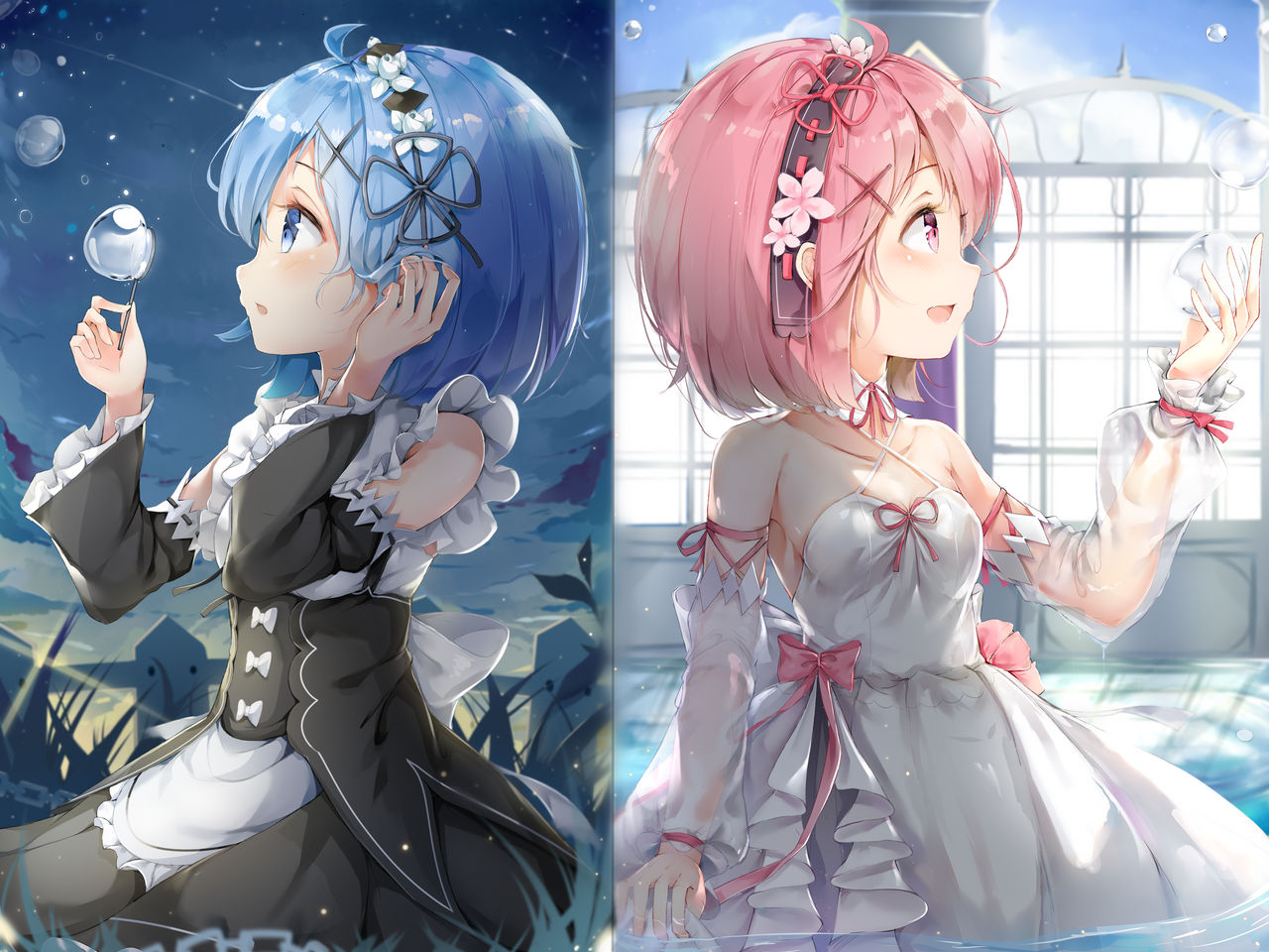 Rem Fans Rem x Ram fanart by Chintora0201 on DeviantArt