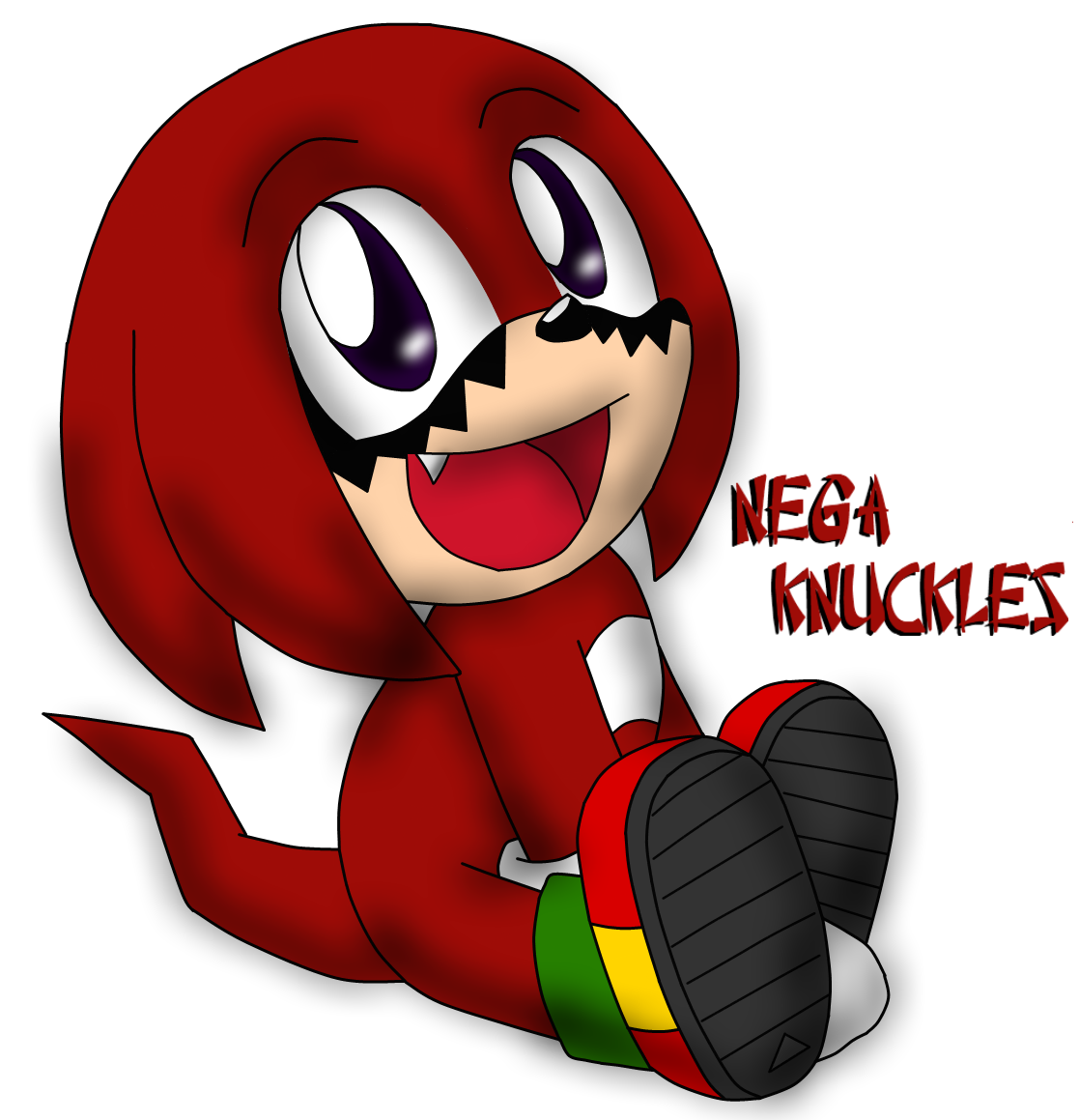 Chibi Nega Knuckles