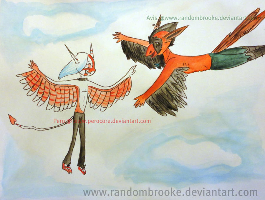 Random Flying Characters Flying by randombrooke on DeviantArt