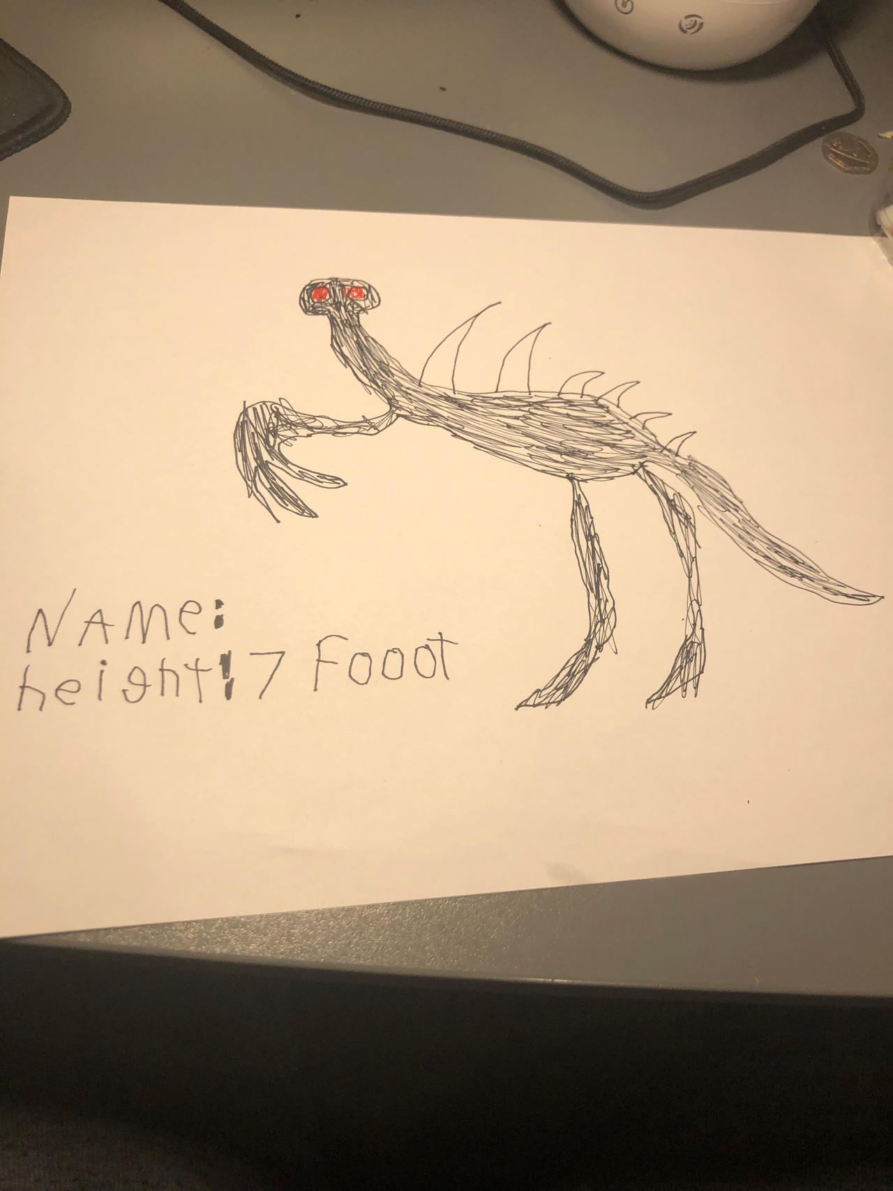 Fan made cryptid by Silverhex27 on DeviantArt