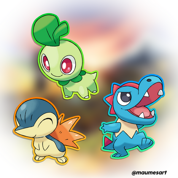 Johto Starters Reworked By Brasiopkmn On Deviantart