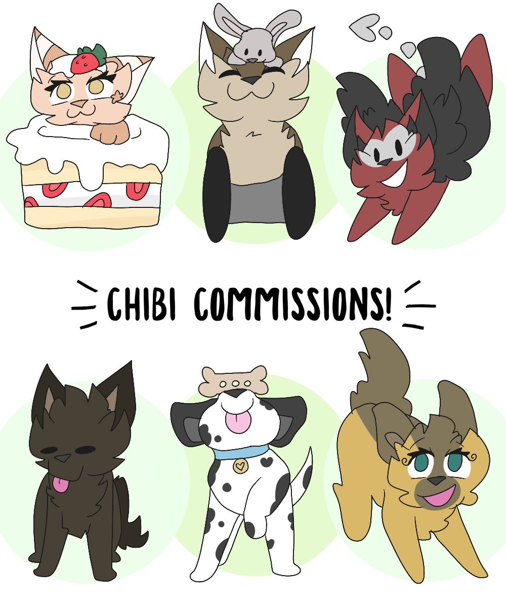 Chibi Commission Examples! by Petpyves on DeviantArt