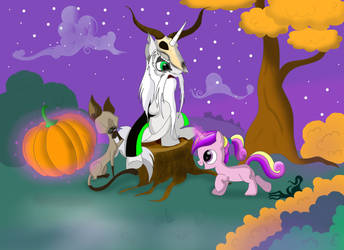 Cadance and halloween