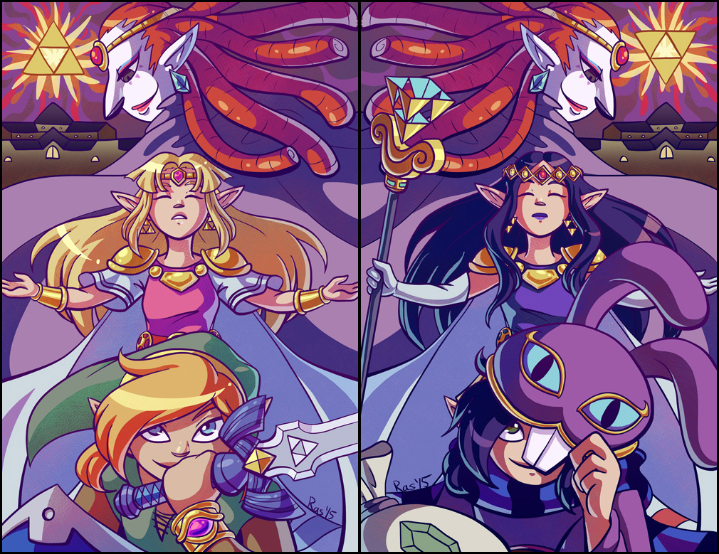 Zelda (A Link Between Worlds) by Adverse56 on DeviantArt