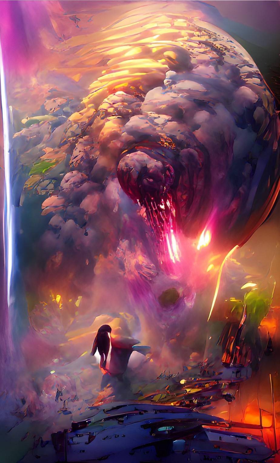 Earth exploding by thinkryderink on DeviantArt