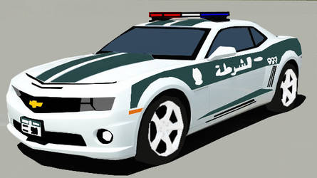 Police Camaro(cartoonized)