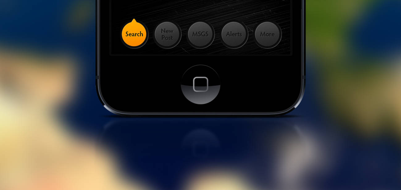 Round Button Ios FREE Rounded iOS menu by fuxxo on DeviantArt