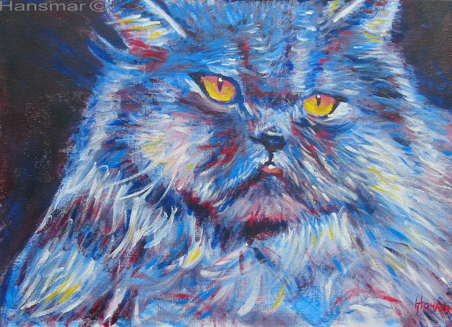 Blue cat by Hansmar